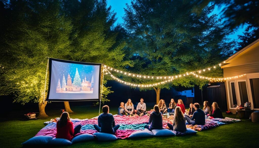 Organiser un cinéma en plein air dans son jardin